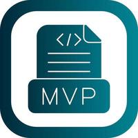 mvp vector icoon ontwerp