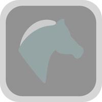 paard hoofd vector icoon ontwerp