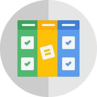 kanban vector icoon ontwerp