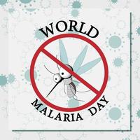 wereld malaria dag vector, illustratie van malaria, en de wereld voor ontwerp wereld malaria dag.vector banier en poster ontwerp. vector