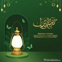 Ramadan illustratie achtergrond vector. gelukkig Islamitisch nieuw hijri jaar banier vector