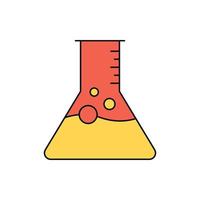 laboratorium, medisch laboratorium buis, laboratorium test buis icoon vector