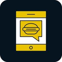 voedsel app vector icoon ontwerp