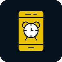 smartphone alarm vector icoon ontwerp