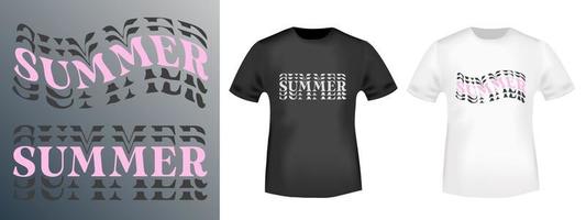 zomer Golf ontwerp voor t-shirt postzegels, tee afdrukken, appliqueren, insigne, etiket gewoontjes kleding, of andere het drukken producten. vector illustratie.