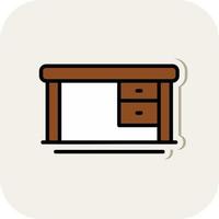 bureau vector icoon ontwerp