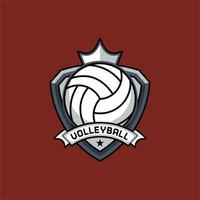 volleybal embleem logo vector