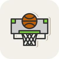 basketbal vector icoon ontwerp