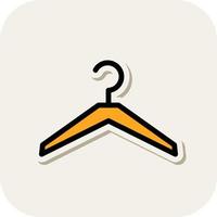 kleren hanger vector icoon ontwerp