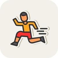 atletiek vector icoon ontwerp