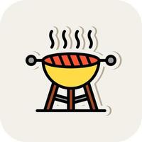 barbecue vector icoon ontwerp