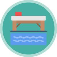 massage zwembad vector icoon ontwerp