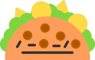 taco vector icoon ontwerp