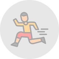 atletiek vector icoon ontwerp