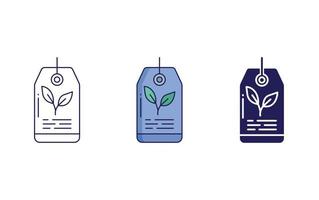 label vector pictogram