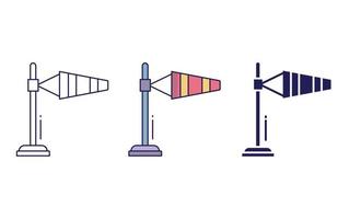 windsock vector icoon