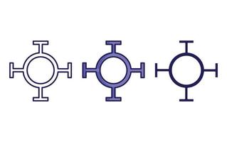 alchimie symbool icoon vector