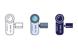 camcorder vector pictogram