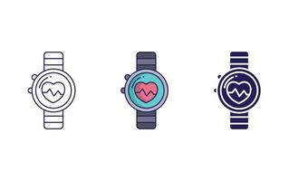 SmartWatch Gezondheid vector icoon