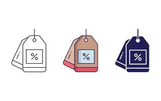 label vector pictogram