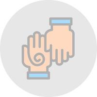 hand- massage vector icoon ontwerp