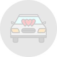 bruiloft auto vector icoon ontwerp