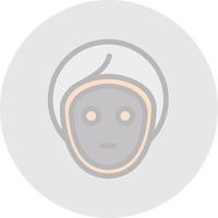 gelaats masker vector icoon ontwerp