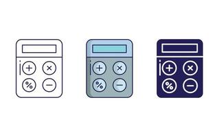 rekenmachine vector pictogram