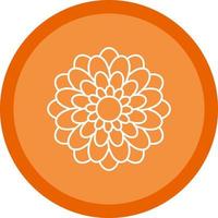 chrysant vector icoon ontwerp