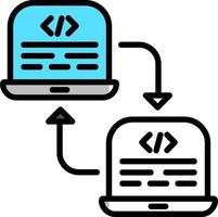 code refactoring vector icoon ontwerp