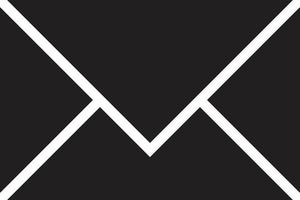 e-mail envelop icoon vector illustratie