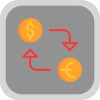 valuta uitwisseling vector icoon ontwerp