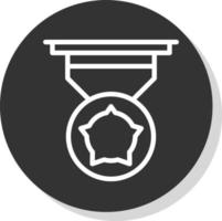 goud medaille vector icoon ontwerp