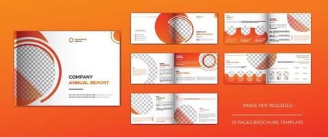 zakelijke bedrijf brochure sjabloon ontwerp, jaar- verslag doen van of bedrijf voorstel sjabloon vector