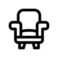 fauteuil icoon voor uw website ontwerp, logo, app, ui. vector