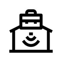 werken Bij huis icoon voor uw website, mobiel, presentatie, en logo ontwerp. vector