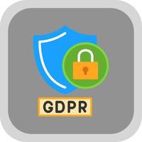 gdpr rechtszaak vector icoon ontwerp