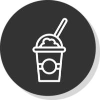 milkshake vector icoon ontwerp