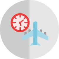 Jet vertraging vector icoon ontwerp