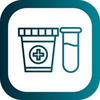 urine test vector icoon ontwerp