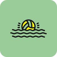 waterpolo vector icoon ontwerp