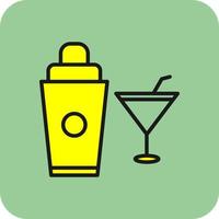 cocktail shaker vector icoon ontwerp