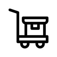 trolley icoon voor uw website ontwerp, logo, app, ui. vector