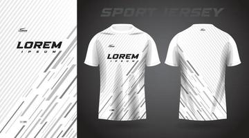 wit grijs overhemd voetbal Amerikaans voetbal sport Jersey sjabloon ontwerp mockup vector