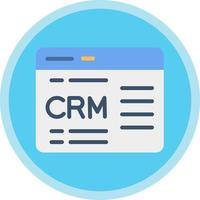 crm vector icoon ontwerp