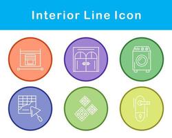 interieur vector icoon reeks