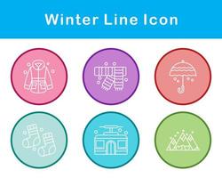 winter vector icoon reeks