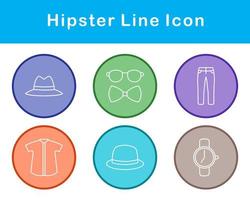 hipster vector icoon reeks