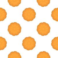 patroon eigengemaakt koekje verschillend smaak in gebakje biscuit vector