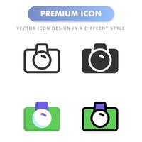 camerapictogram voor uw websiteontwerp, logo, app, ui. vectorafbeeldingen illustratie en bewerkbare beroerte. pictogram ontwerp eps 10. vector